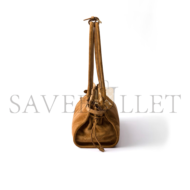 PRADA BONNIE MEDIUM SUEDE HANDBAG 1BA426 (32*15.5*12cm) PRADA BONNIE MEDIUM SUEDE HANDBAG 1BA426 (32*15.5*12cm)